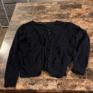 Maurices Black Button-Up Jacket